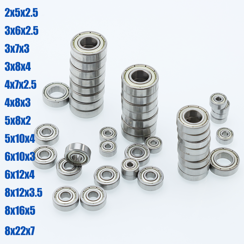 Heavy Equipment Spare Parts - 10 Uds pequeños Mini rodamientos 4x7x2,5