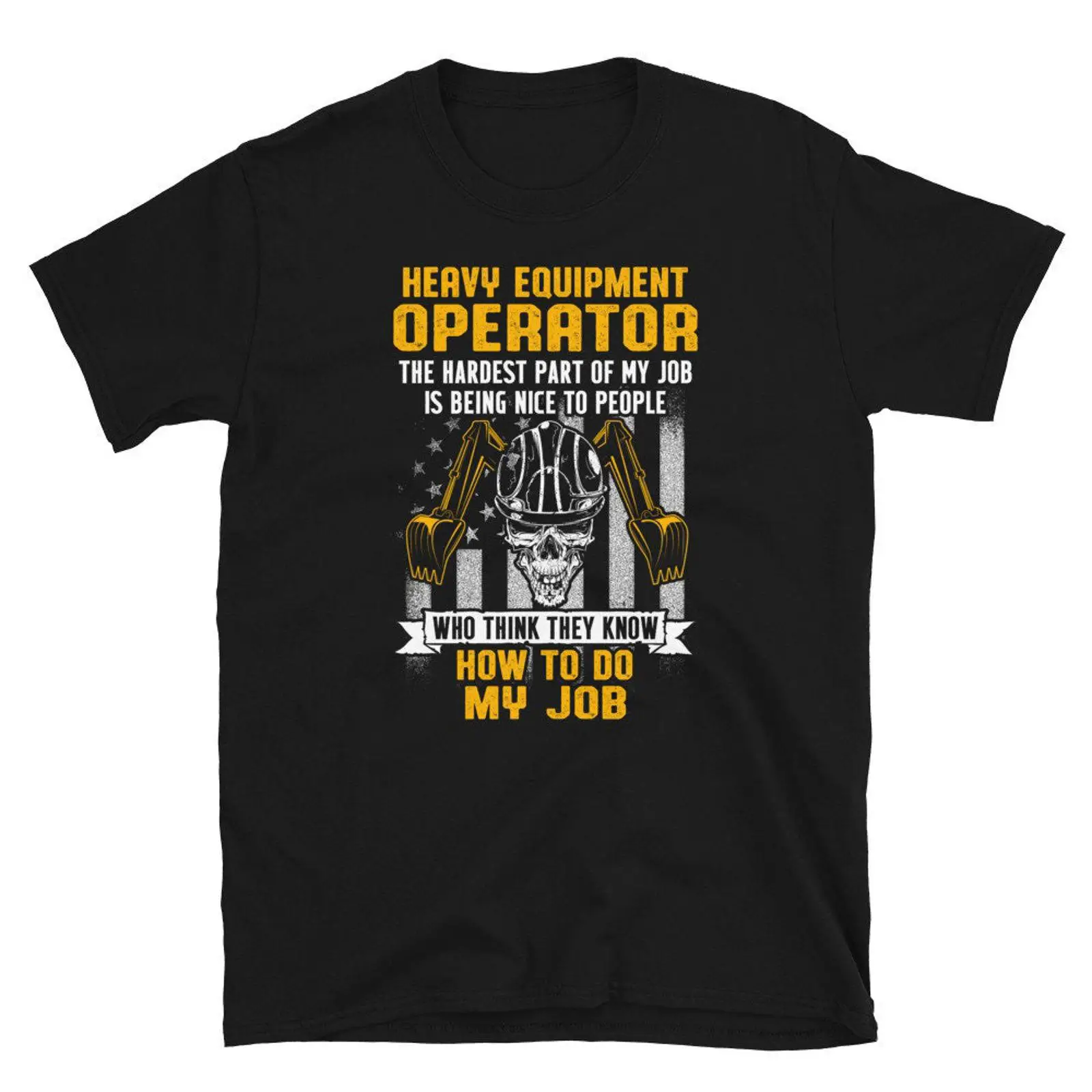 Heavy Equipment Washing - Camiseta con estampado de operador de