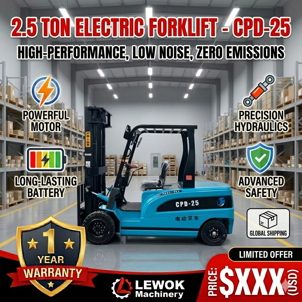 Heavy Equipment Truck - Montacargas Eléctrico Apilador Eléctrico 2.5 Ton