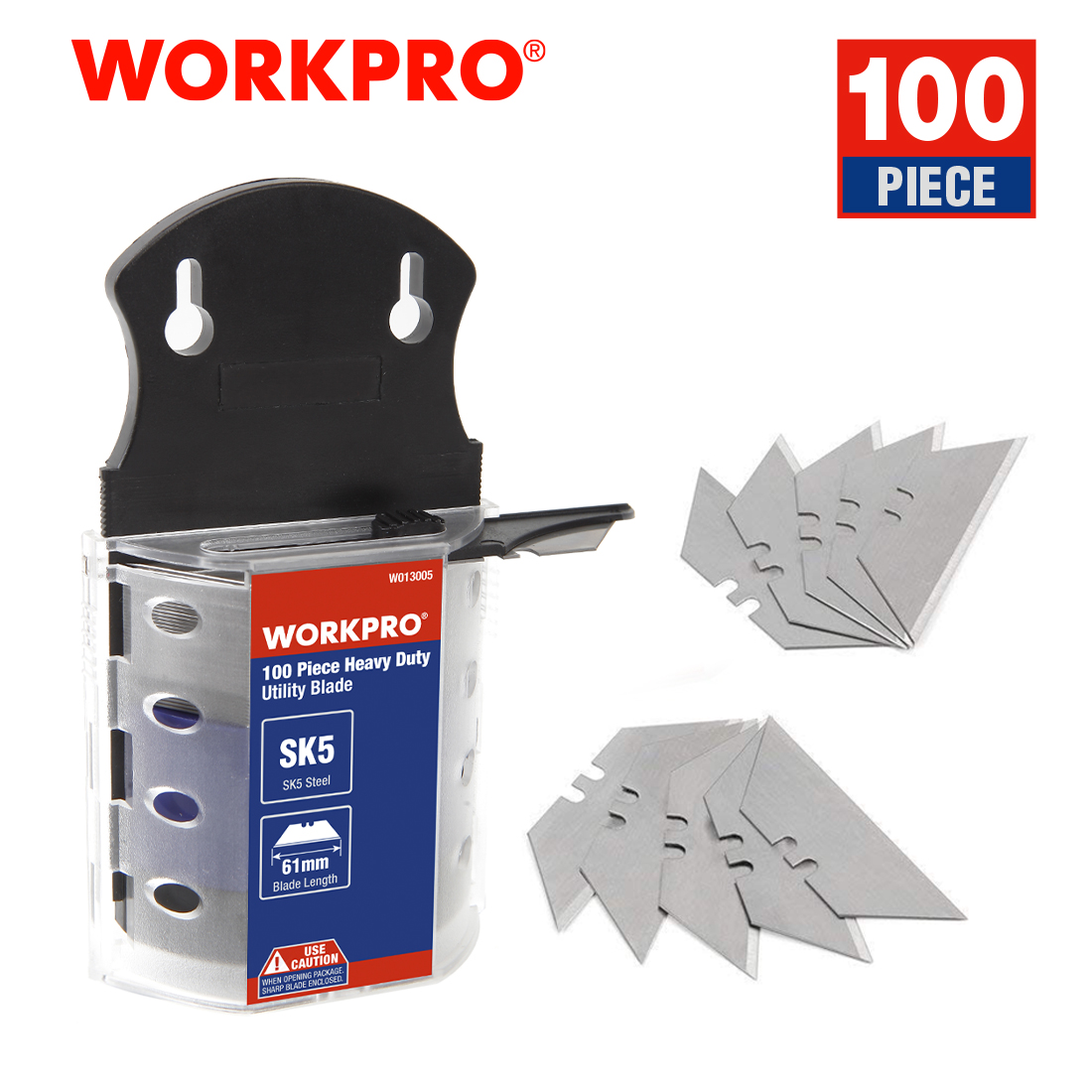 Heavy Equipment Blade - Cuchillas de cuchillo multiusos WORKPRO-SK5, cuchillas