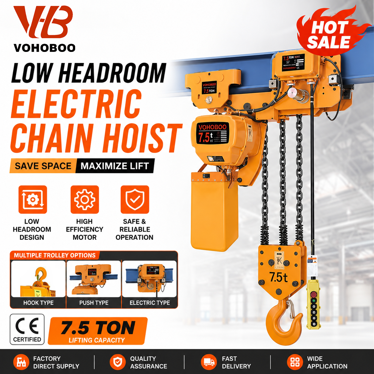 Heavy Equipment Supplier - Proveedor Profesional de Polipastos Eléctricos de