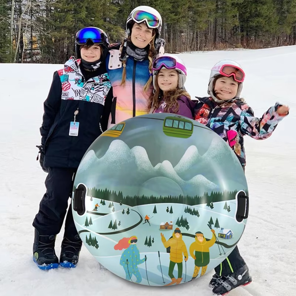 Heavy Equipment Youtube - Tubo de Nieve Inflable Resistente para