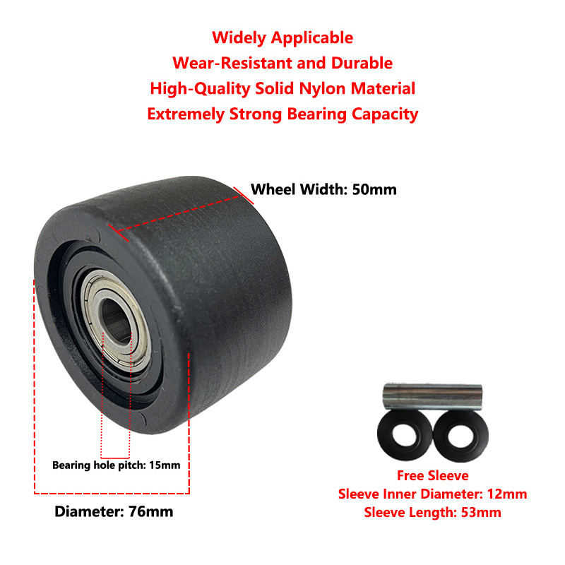 Rueda de nailon industrial de  - Heavy Equipment Parts reseña y precio