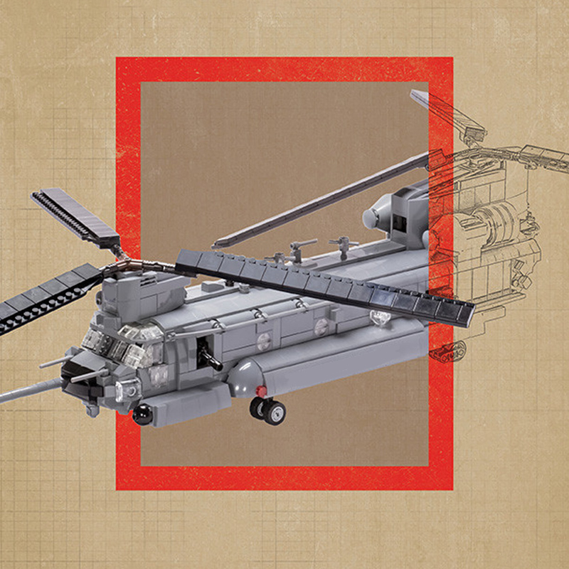 Modelo de Helicóptero Pesado M - Heavy Equipment Game reseña y precio