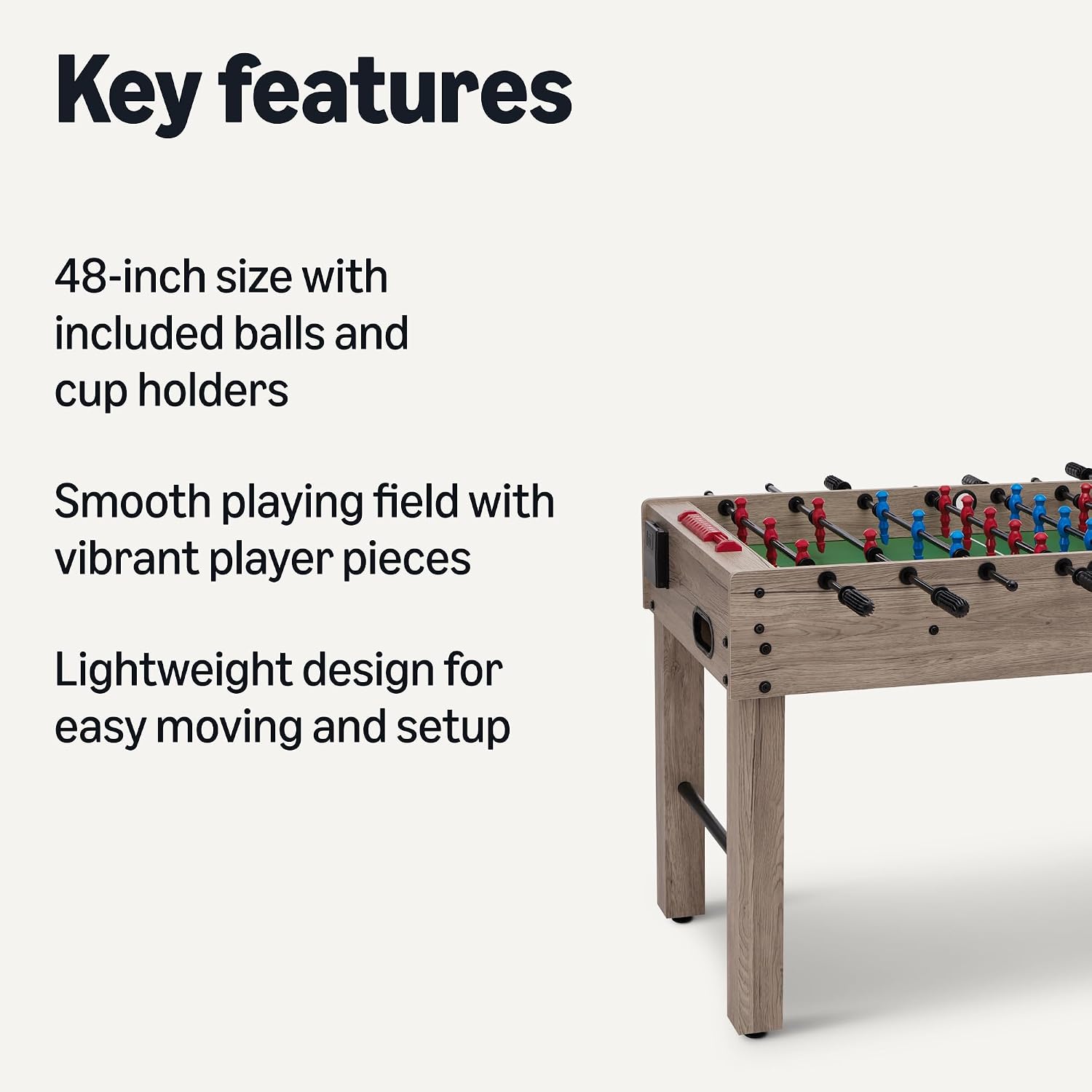 Mesa de futbolín de tamaño gra - Heavy Equipment Game reseña y precio