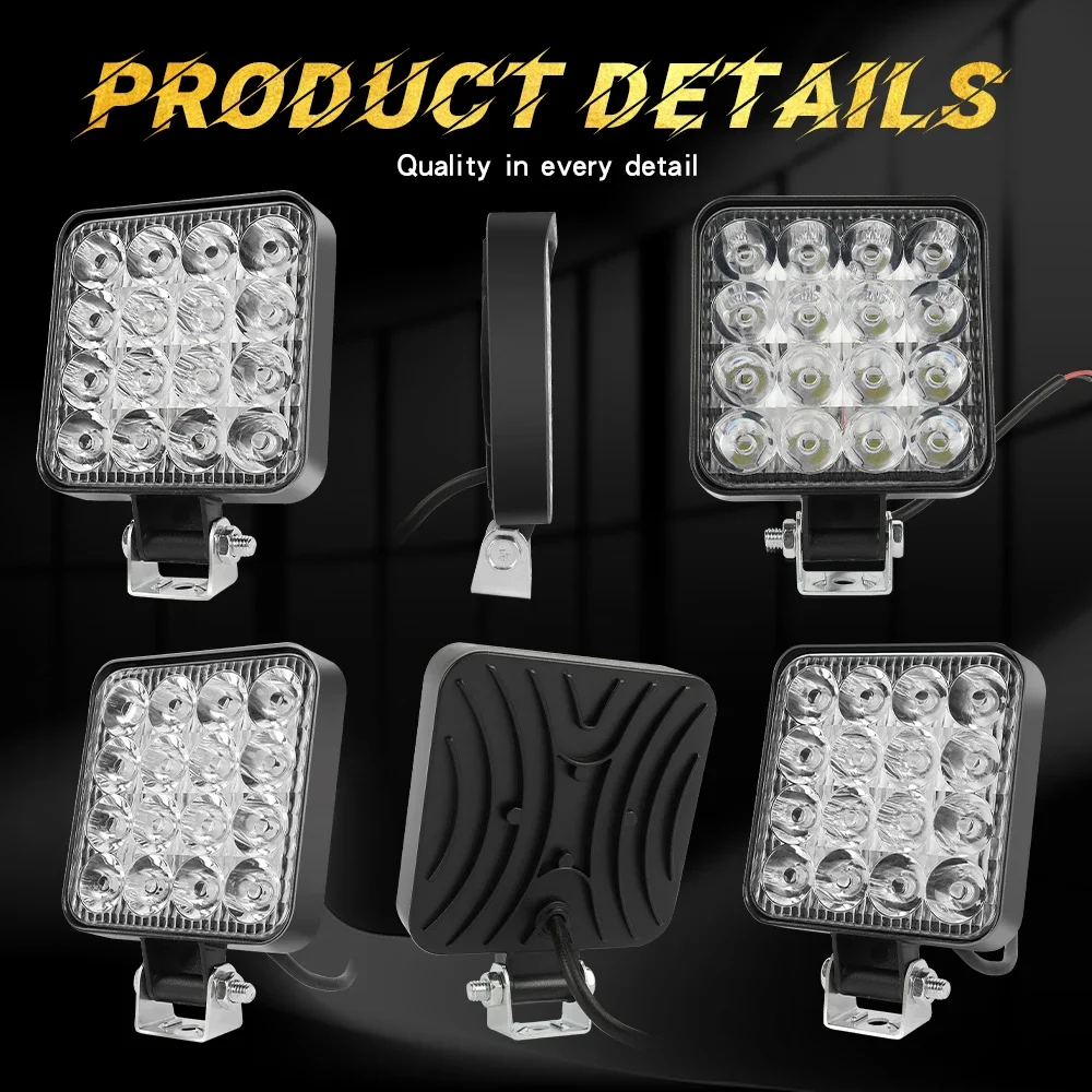 4 luces LED de trabajo de 4 pu - Heavy Equipment Supplies reseña y precio