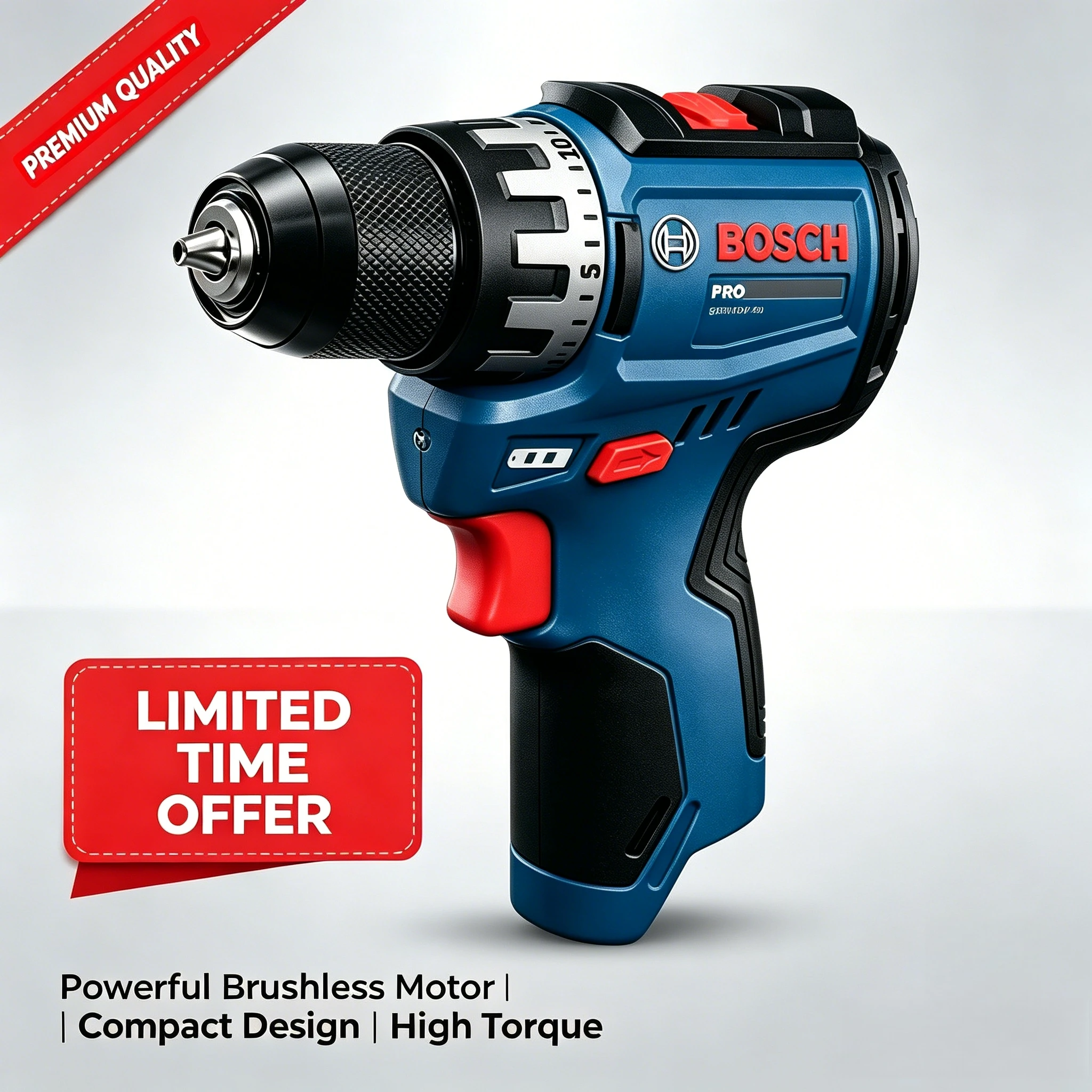 Taladro inalámbrico Bosch Prof - Tools Heavy Equipment reseña y precio