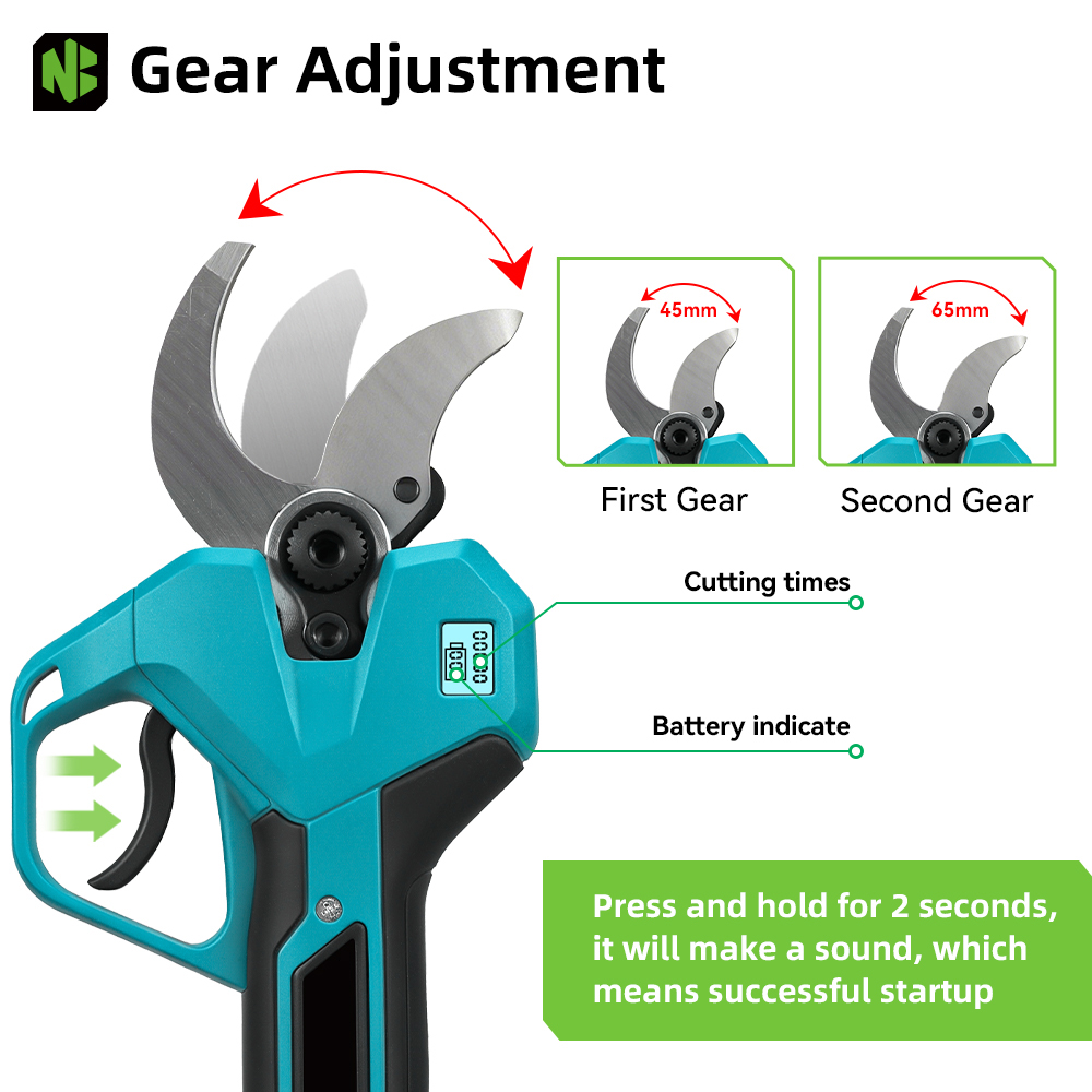 NEWBENY Tijeras de podar eléct - Tools Heavy Equipment reseña y precio