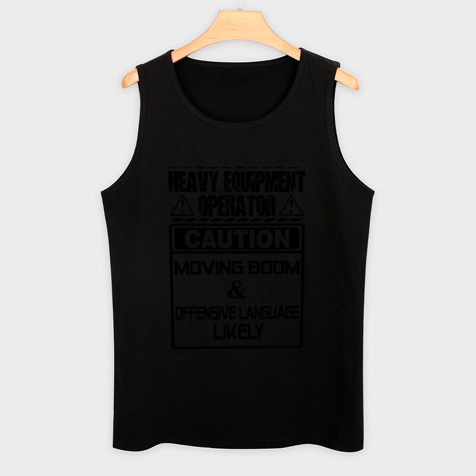 Camiseta sin mangas con estamp - Heavy Equipment Vector reseña y precio