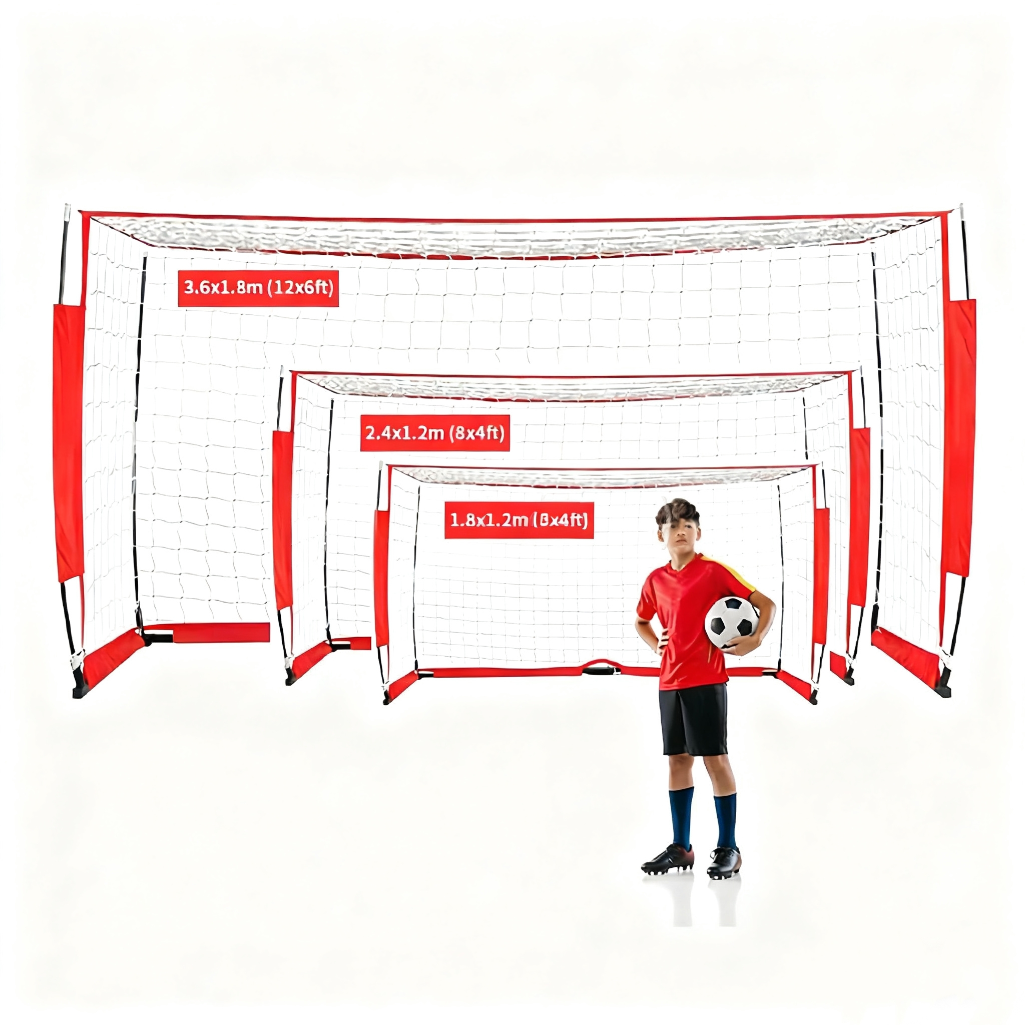 Red de fútbol resistente plega - Heavy Equipment Training reseña y precio