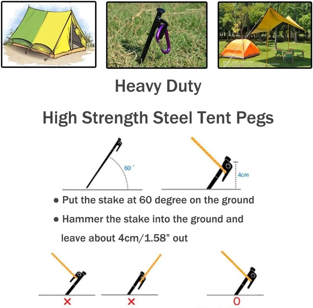 Estacas para Tiendas de Campañ - Heavy Equipment Supplies reseña y precio