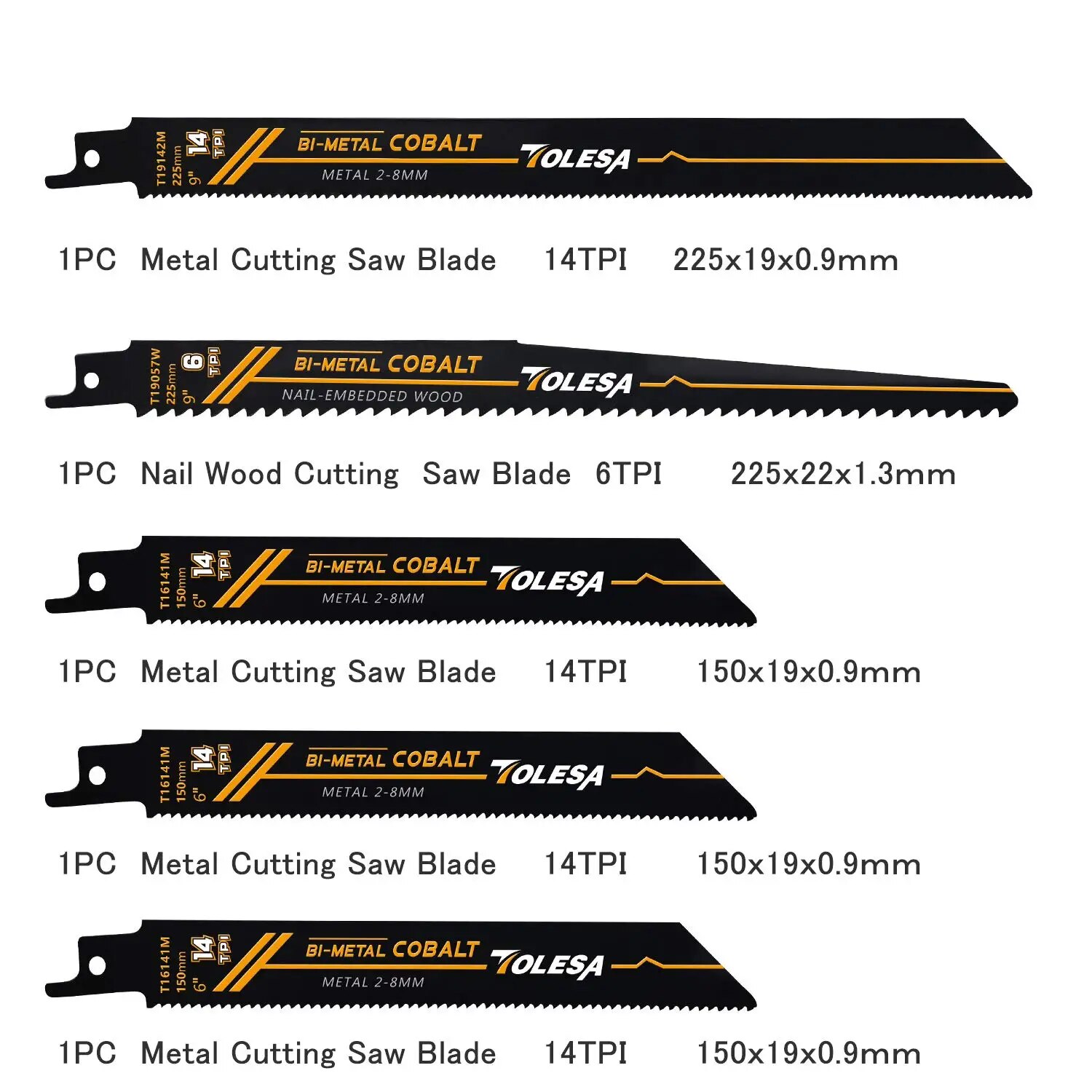 TOLESA 10 hojas de sierra bime - Heavy Equipment Blade reseña y precio