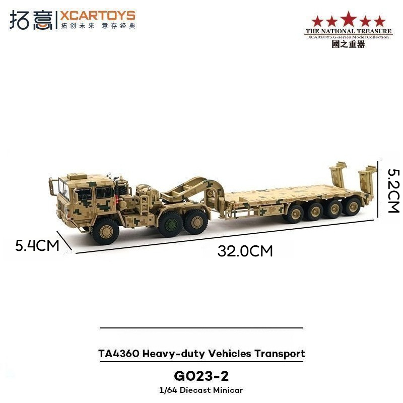 XCARTOYS 1:64 Taian TA4360 Cam - Heavy Equipment Game reseña y precio