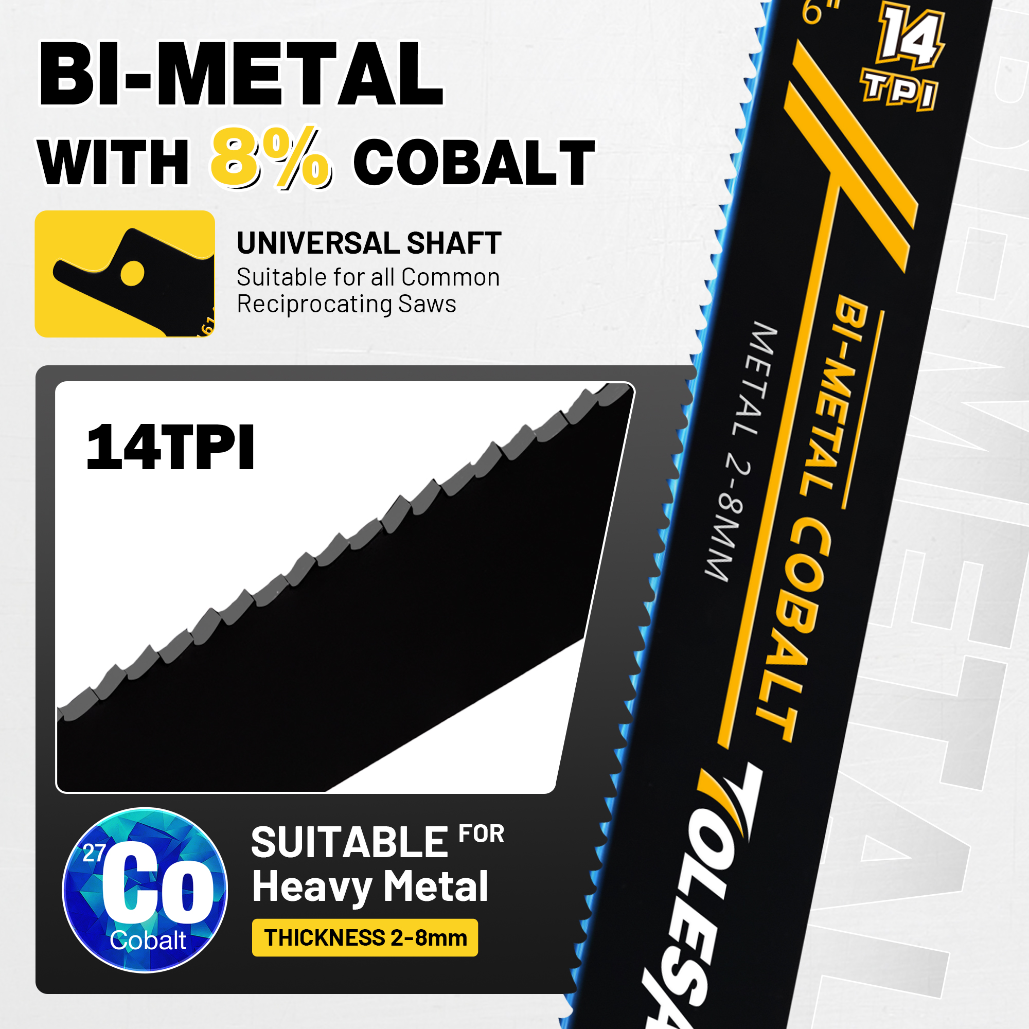 TOLESA Hojas de sierra de sabl - Heavy Equipment Blade reseña y precio