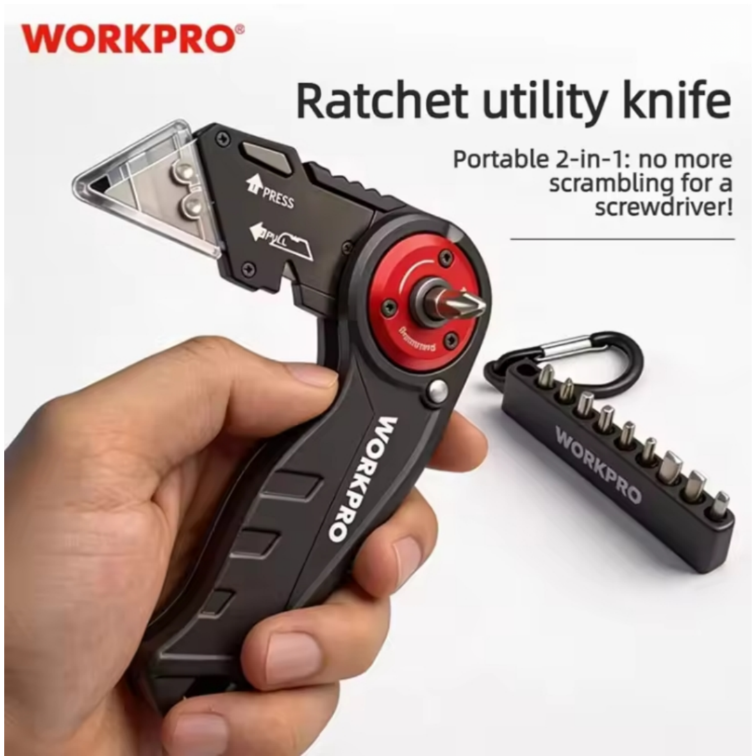 Navaja Plegable WORKPRO con De - Heavy Equipment Blade reseña y precio