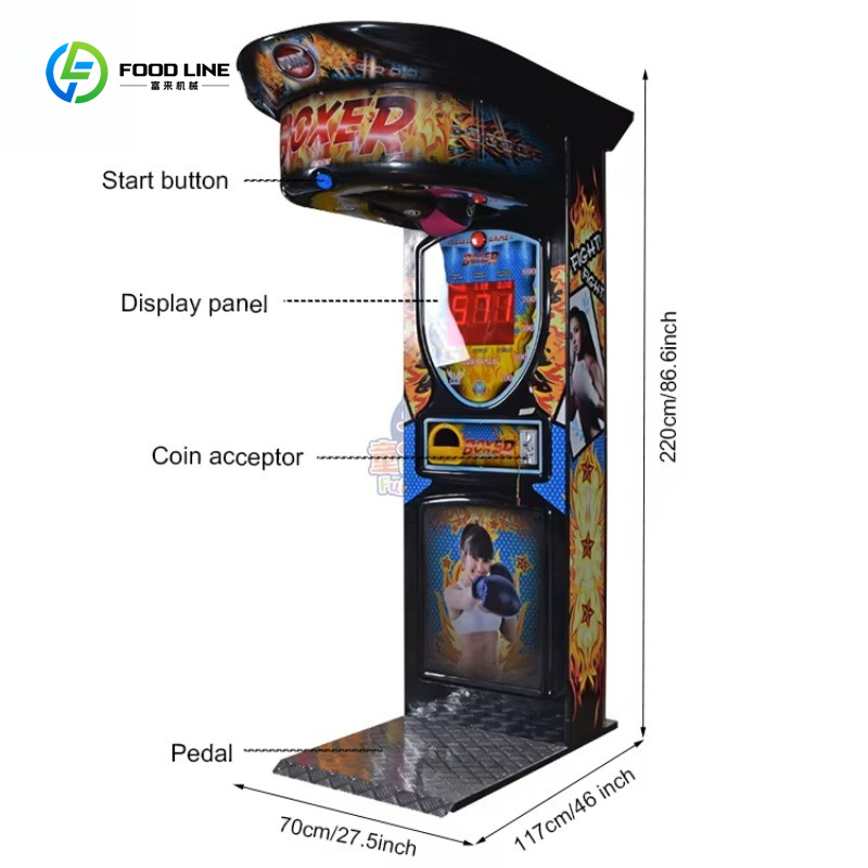 Máquina de Boxeo Comercial par - Heavy Equipment Game reseña y precio